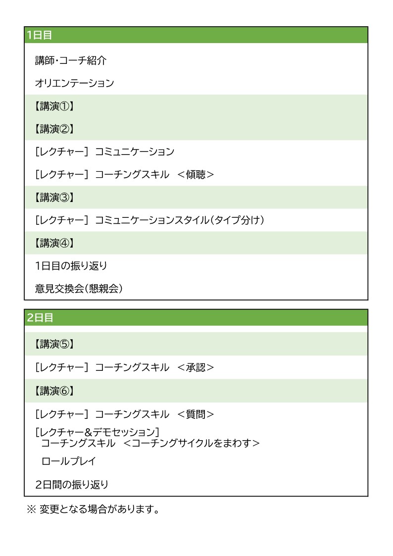 コーチング資料2